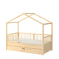 Dream Nest Hausbett 80x160 mit Schutzgitter und Schublade