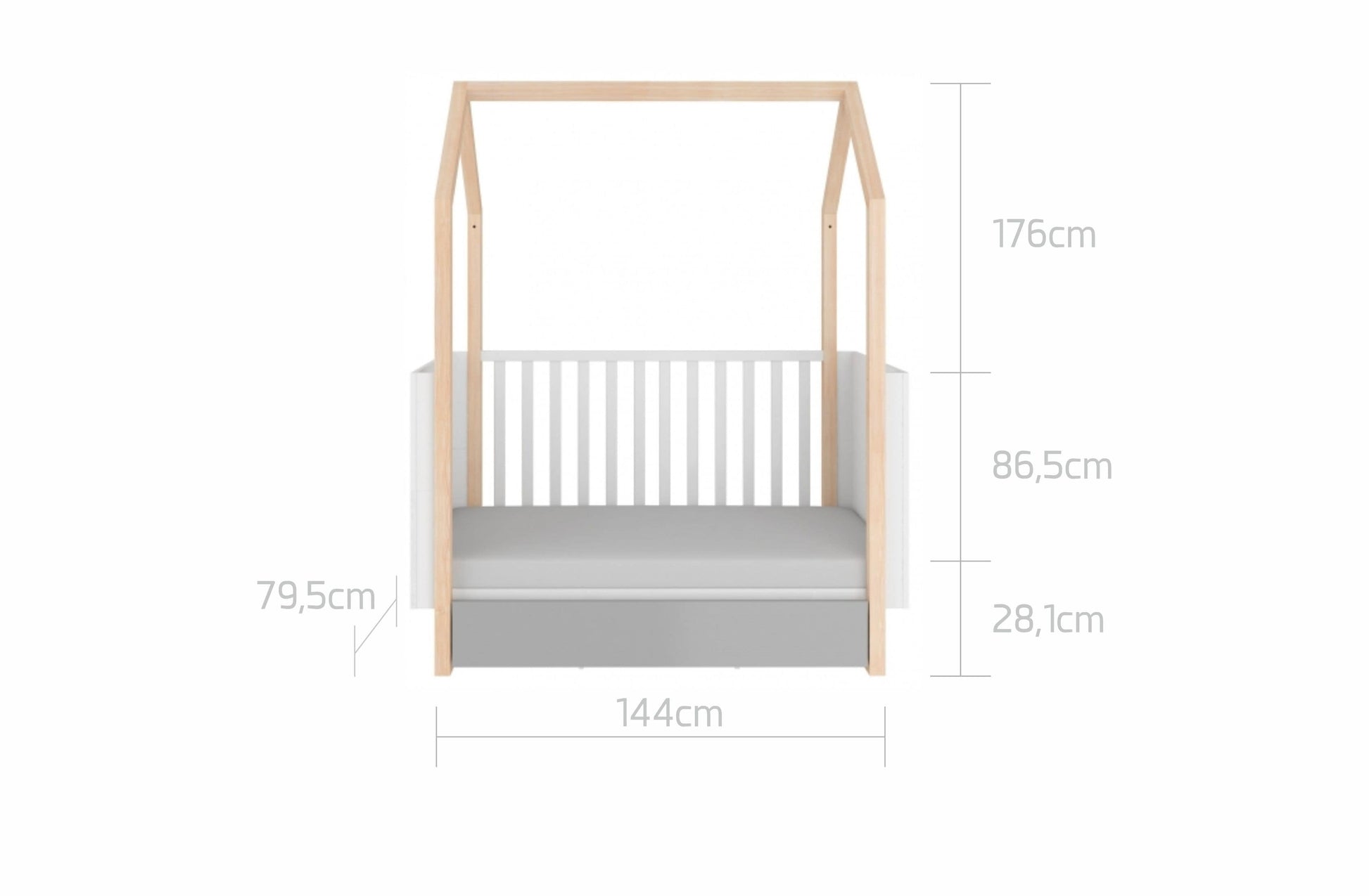 Pinette Kinderbett 70x140